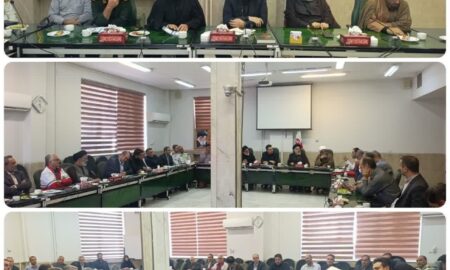 برگزاری جلسه ستاد مناسبت‌های شهرستان جهت آمادگی مراسم اربعین