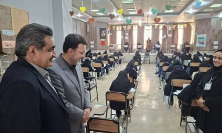 بازدید فرماندار شهرستان نطنز از حوزه‌های امتحانی منطقه امامزاده 