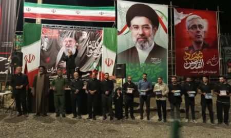 تجلیل فرمانده ناحیه مقاومت بسیج نطنز از خبرنگاران