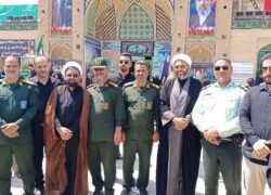 حضور فرمانده سپاه نطنز در جمع مواکب خدمت‌رسان