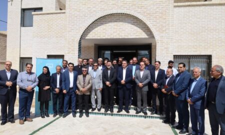 افتتاح ساختمان نظام مهندسی در نطنز