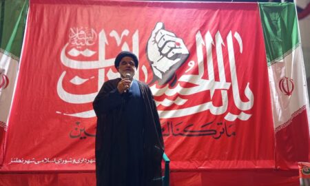 خروش انقلابی مردم نطنز در موج ۱۸۷؛ تأکید امام جمعه بر نقش دعای کمیل در برابر تهدیدات دشمن