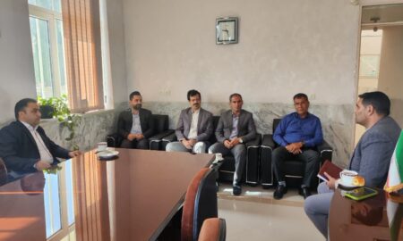 به مناسبت ۱۴ مهر روز ملی دامپزشکی دیدار بخشدار مرکزی شهرستان نطنز با رئیس شبکه دامپزشکی 