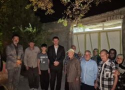 گفت‌وگو و دیدار صمیمانه مسئولان با اهالی روستای حسن آباد