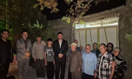 گفت‌وگو و دیدار صمیمانه مسئولان با اهالی روستای حسن آباد