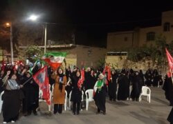 ۲۳۳شب از تجمعات مردمی در میدان ۱۷ شهریور نطنز برگزار شد.