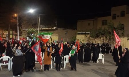 ۲۳۳شب از تجمعات مردمی در میدان ۱۷ شهریور نطنز برگزار شد.