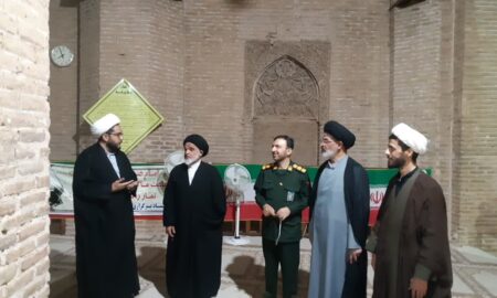بازدید امام جمعه نطنز از مسجد جامع اردستان